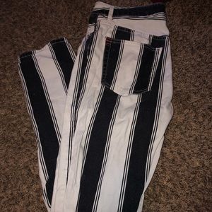 BDG Striped Mom Jeans